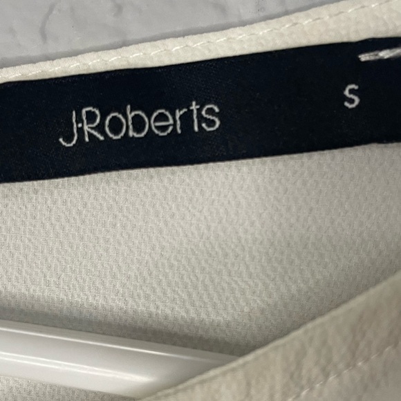 JRoberts Off White Top Size S - Picture 4 of 5